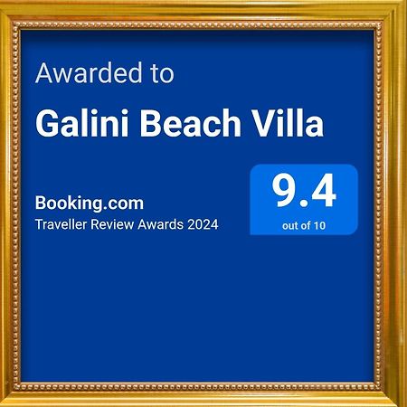 Galini Beach Villa Ammoudi Exterior foto